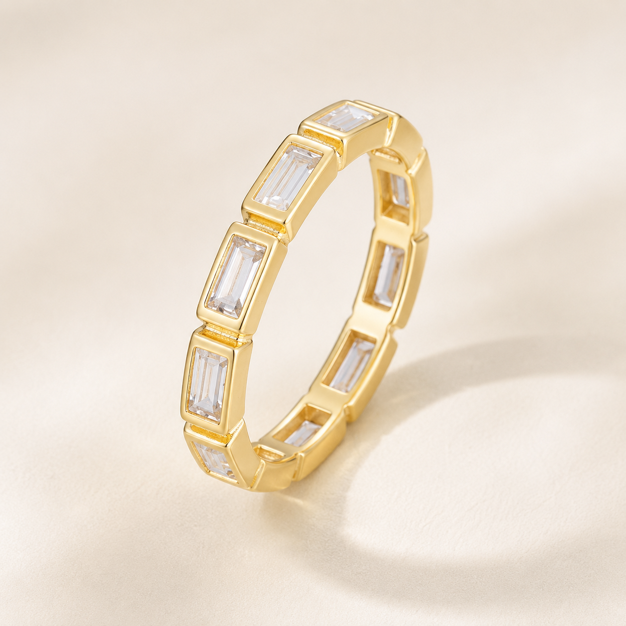 Gold Baguette Ring